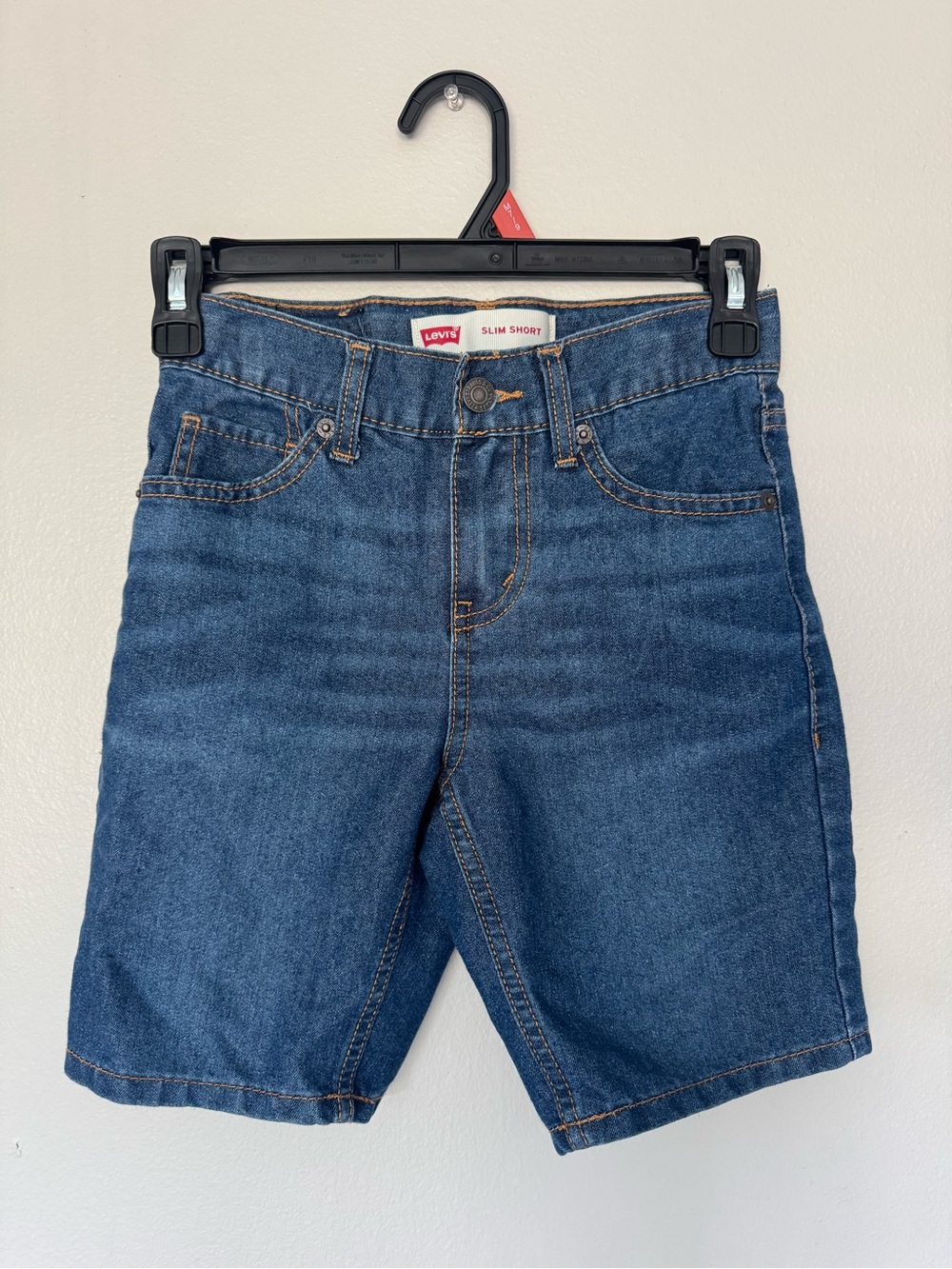 Levi's Kids Slim Denim Shorts - Blue Size 8 Reg